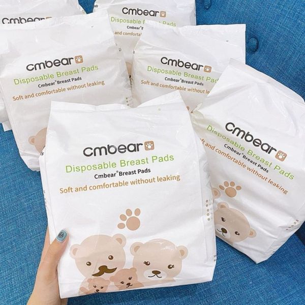 Miếng Lót Thấm Sữa CMBear 108 Miếng Siêu Thấm Hút Cho Mẹ
