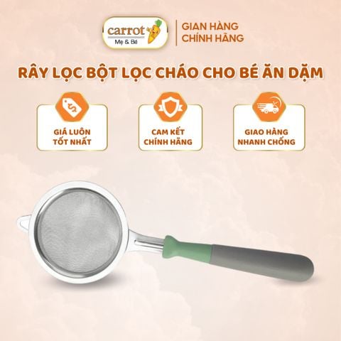 Rây Inox Mum Bebe Lọc Cháo Cho Bé Ăn Dặm 8cm
