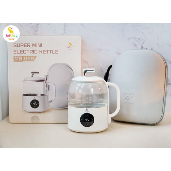 Bình Đun Nước Moaz MB099, Bình Đun Nước 600ML Kèm Túi Đựng Bảo Quản
