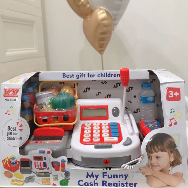 Đồ Chơi Máy Tính T.iền Siêu Thị 023P , Đồ Chơi Thông Minh Cho Bé