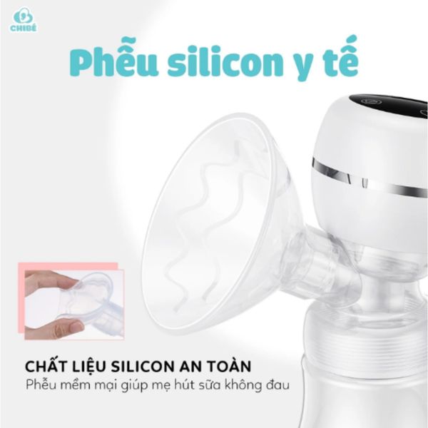 Máy Hút Sữa Không Dây ChiBé Momi 3 CB025 Với 3 Chế Độ, 9 Cấp Độ Hút