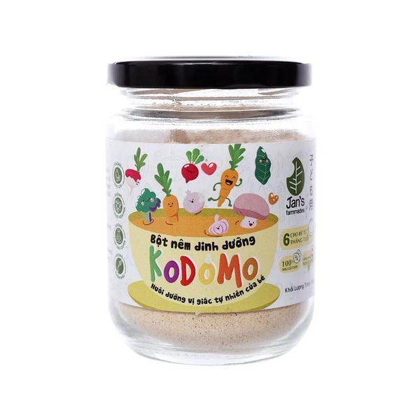 Hạt Nêm Rau Củ KODOMO 90G, Hạt Nêm Dinh Dưỡng Ăn Dặm Cho Bé Từ 6M