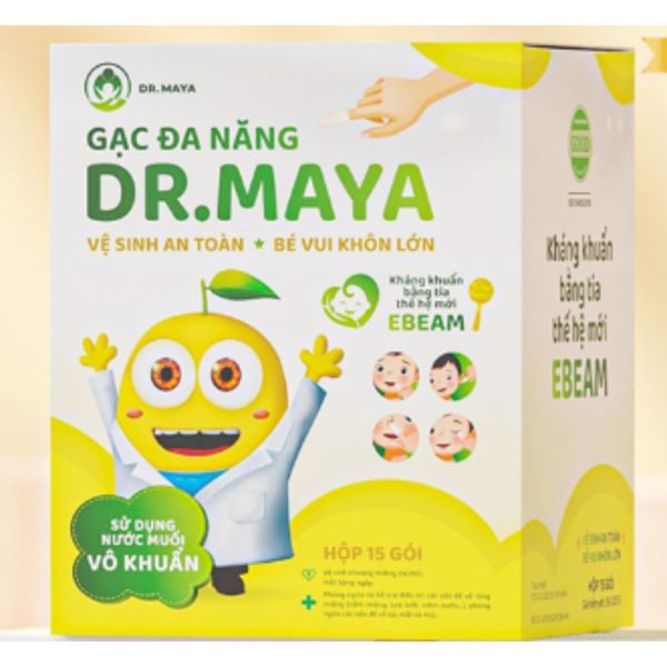 Gạc Đa Năng Dr.Maya, Gạc Rơ Lưỡi Đa Năng, Giúp Vệ Sinh Răng Miệng Bé