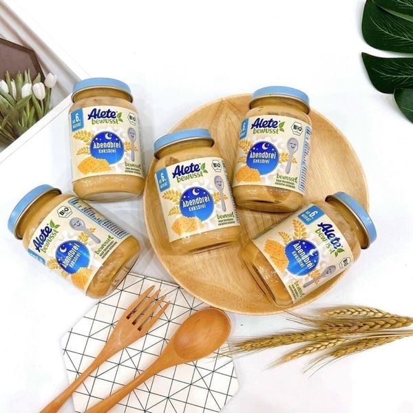 Hũ Dinh dưỡng Alete Đức 190g, Ngũ Cốc Dinh Dưỡng Alete Ăn Liền Cho Bé Từ 6 Tháng