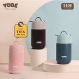 Bình Ủ Cháo Tobe 900ML, Nhỏ Gọn Giữ Nhiệt Tốt Tặng Kèm Thìa Và Túi Xách Giữ Nhiệt