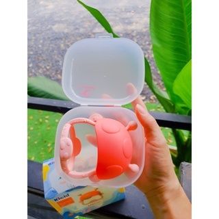 Gặm Nướu Silicon Hình Nấm Kichi Kèm Hộp Đựng Cho Bé