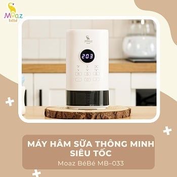 Máy Hâm Sữa Thông Minh Siêu Tốc Moaz BéBé MB – 033