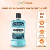 Nước súc miệng Listerine Cool Mint, Giúp Hơi Thở Thơm Mát - Siêu Thị Mẹ Và Bé Carrot