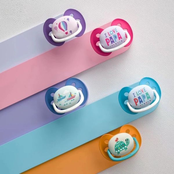 Ti Ngậm KICHI Ultra Soft Cho Bé 0-18M, Ti Giả Silicone Siêu Mềm