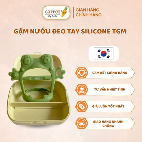 Gặm Nướu Đeo Tay Silicone TGM Siêu Mềm Có Hộp Cho Bé - Màu Ngẫu Nhiên