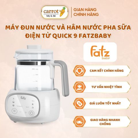 Máy Đun Nước Và Hâm Nước Pha Sữa Điện Tử QUICK 9 Fatzbaby