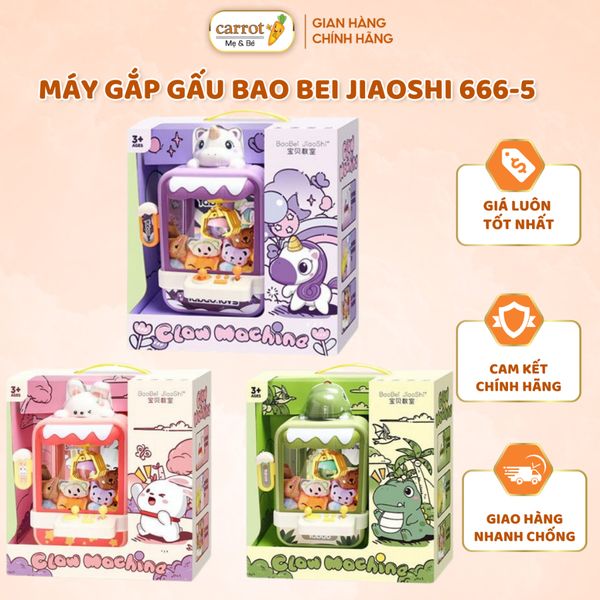 Máy Gắp Gấu Bao Bei JiaoShi 666-5, Máy Gắp Gấu Cho Bé Từ 3 Tuổi