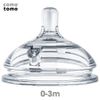 Núm Ty COMOTOMO Silicone Mềm Mại Cho Bé Từ 0-6M+, Set Núm
