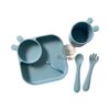 Set Ăn Dặm Silicon 4 Món Hermon HM2810 Tai Thỏ Cho Bé