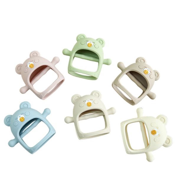 Ngậm Nướu Tobe Hình Gấu 3129 Chất Liệu Eco Silicone Cho Bé Đủ Màu