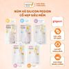Núm Vú Pigeon Cổ Hẹp Siêu Mềm Cho Bình Sữa Cổ Hẹp Pigeon Và Bình Cổ Hẹp Khác