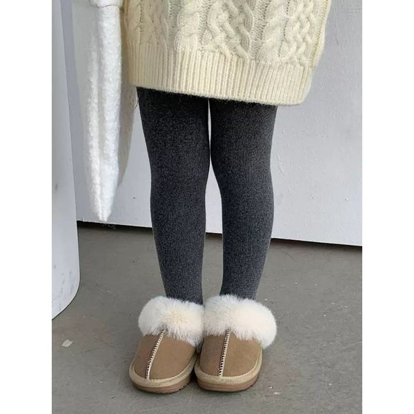 Quần Tất Nỉ Trơn Mumudora Phong Cách Hàn Quốc, Quần Legging Không Bàn Cho Bé