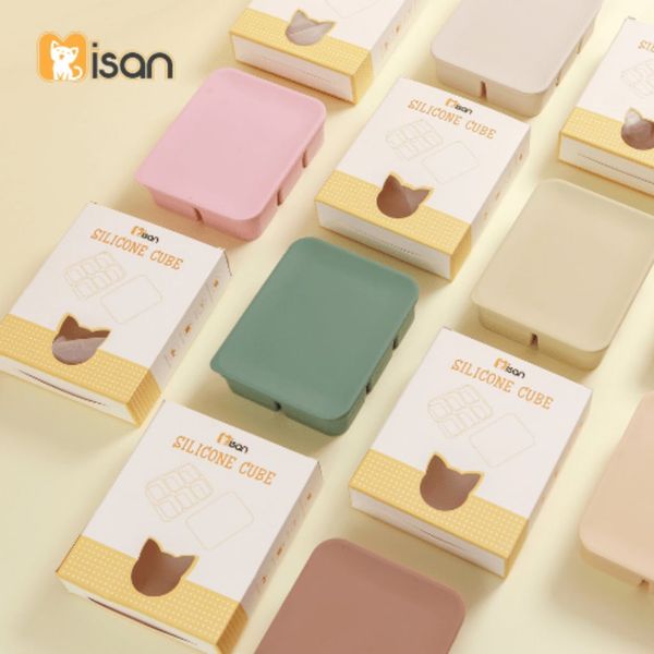 Khay Trữ Đông Silicon Cube 6 Ngăn Misan, Khay Đựng Đồ Ăn, Khay Đựng Đá