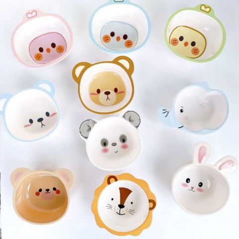 Bát Ăn Dặm Nhiều Hình Honper, Chén Ăn Dặm Cho Bé Hoạt Tiết Ngẫu Nhiên