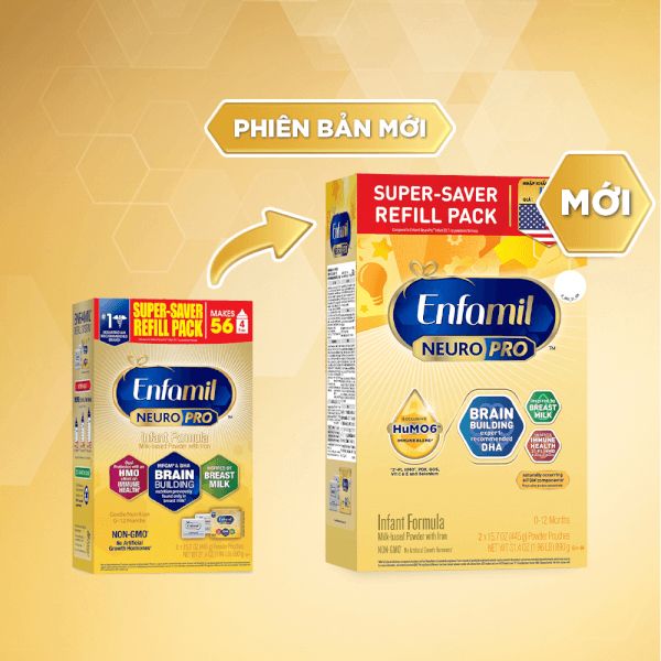 Sữa Enfamil NeuroPro Infant Formula 890g (0-12 tháng) - Siêu Thị Mẹ Và Bé Carrot