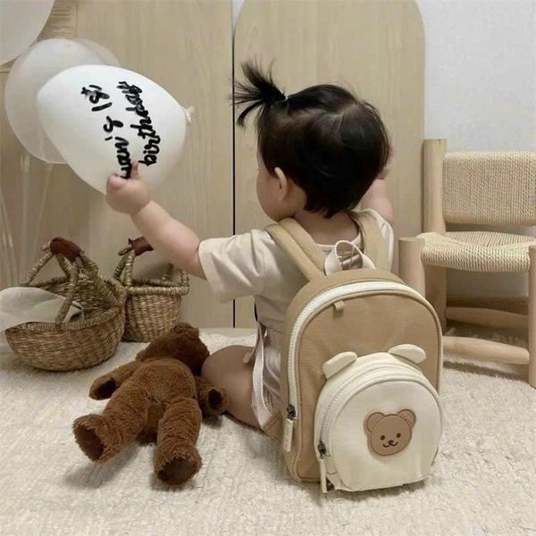 Balo Đi Học Hình Gấu Phong Cách Hàn Cho Bé - Dễ Thương