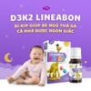 D3 K2 Lineabon Bổ Sung Vitamin D3 Cho Trẻ Sơ Sinh, Hấp Thụ Canxi Tăng Chiều Cao Cho Trẻ