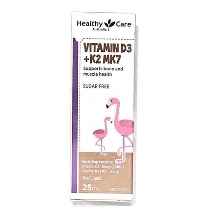 Vitamin K2D3 MK7 cho bé Healthy Care Úc Chai 25ml, Tăng Cường Miễn Dịch - Siêu Thị Mẹ Và Bé Carrot