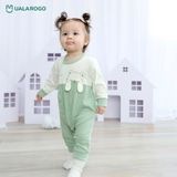 Body Dài Cài Chéo Nỉ Tăm UR3671 Cho Bé 0-12M