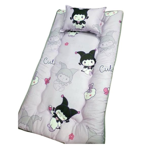 Set Nệm Topper Mujji Kèm Gối Cho Bé Kích Thước 80x140Cm