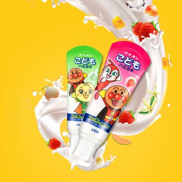 Kem Đánh Răng Baby Lion 40G Vị Dâu Cho Bé Từ 1 Tuổi