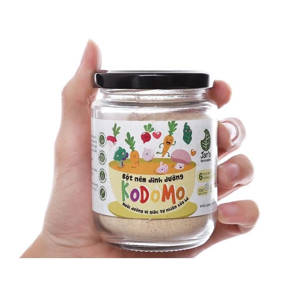 Hạt Nêm Rau Củ KODOMO 90G, Hạt Nêm Dinh Dưỡng Ăn Dặm Cho Bé Từ 6M