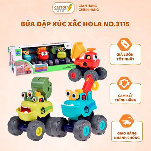 Đồ Chơi Xe Quái Vật Và Công Trình Xây Dựng Cho Bé Từ 12 Tháng Tuổi Nhưa ABS