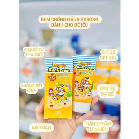Kem Chống Nắng Trẻ Em Pororo Sun Cream SPF50+ PA+++