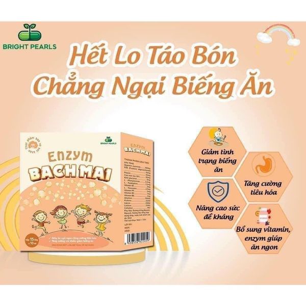 Enzym Bạch Mai, Giảm Biếng Ăn, Tăng Sức Đề Kháng, Giúp Trẻ Ăn Ngon Ngủ Tốt
