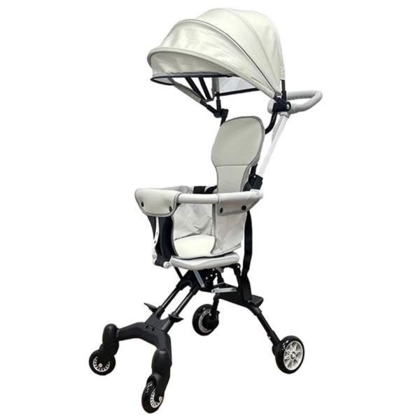 Xe Đẩy Gấp Gọn UMOO - Có Mái Che, An Toàn Cho Bé, Đệm Ngồi 4 Mặt - 40Kg