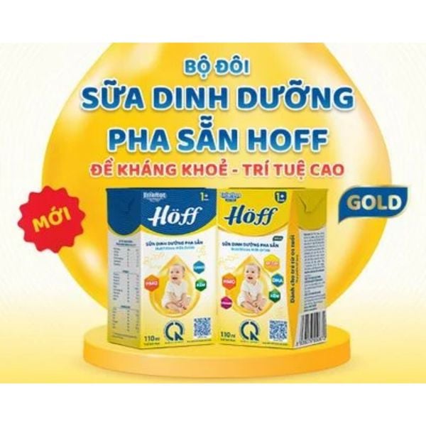 Sữa Dinh Dưỡng Pha Sẵn HOFF GOLD 110mL, Sữa Nước Công Thức, Hỗ Trợ Phát Triển Chiều Cao Cho Bé