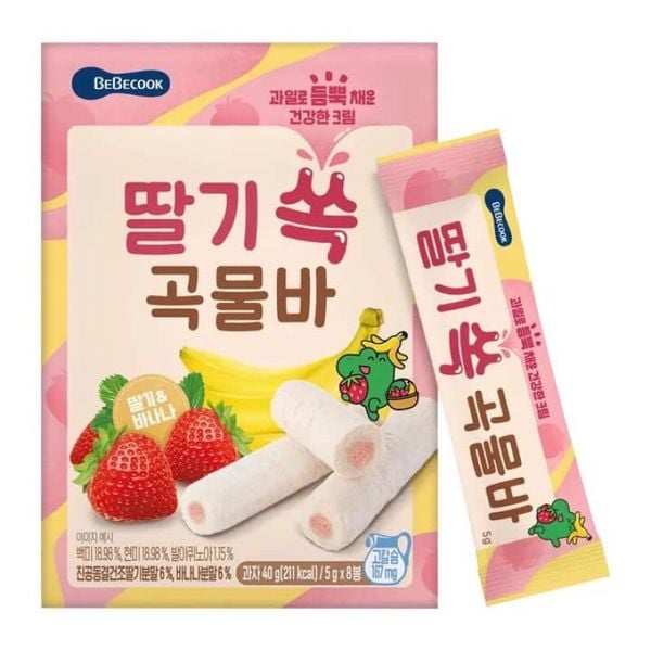 Bánh Cuộn Kem Bebecook Hàn Quốc Hộp 40G