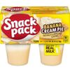 Váng Sữa SNACK PACK Vị Kem Chuối, Vanilla 368G Giàu Canxi Cho Bé