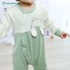 Body Dài Cài Chéo Nỉ Tăm UR3671 Cho Bé 0-12M