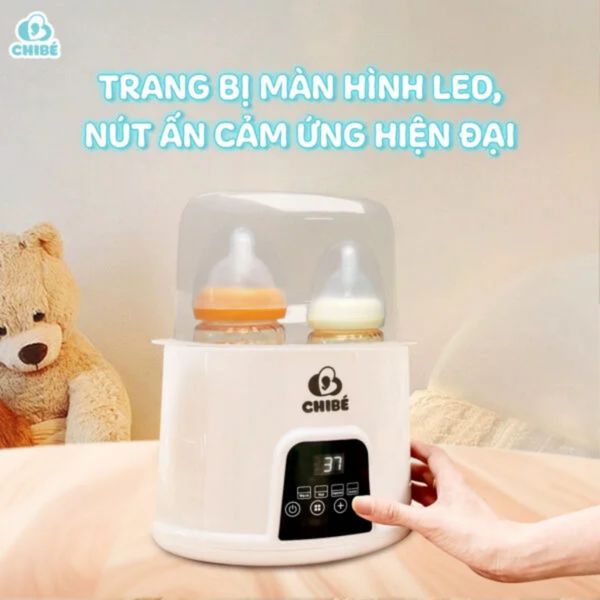 Máy Hâm Sữa Đôi Và Triệt Trùng CHIBE CB017, Máy Hâm Sữa Rã Đông Đa Chức Năng