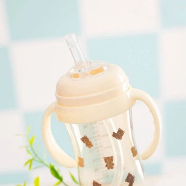 Bình Nước Tập Uống MOLLI Dung Tích 210ML, Bình Nước Có Hai Tay Cầm, Màu Ngẫu Nhiên