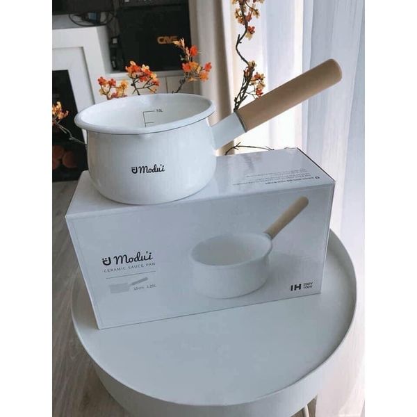 Nồi Modui - Nồi Sứ Hàn Quốc Nấu Cháo, Bột Cho Bé - 700G