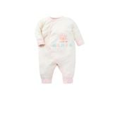 Bodysuit Dài Tay Mompa Cho Bé Sơ Sinh 0-9M Vải Modal Thấm Hút Mềm Mịn Cúc Chéo