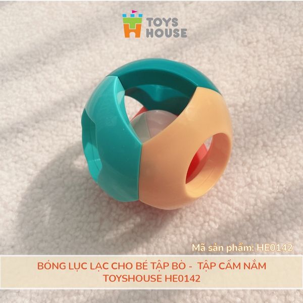 Bóng Lục Lạc Cho Bé Tập Bò - Tập Cầm Nắm ToysHouse HE0142