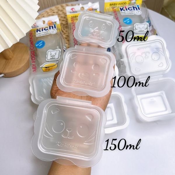 Hộp Trữ Thức Ăn Kichilachi 150ML, Hộp Đựng Thức Ăn Cho Bé