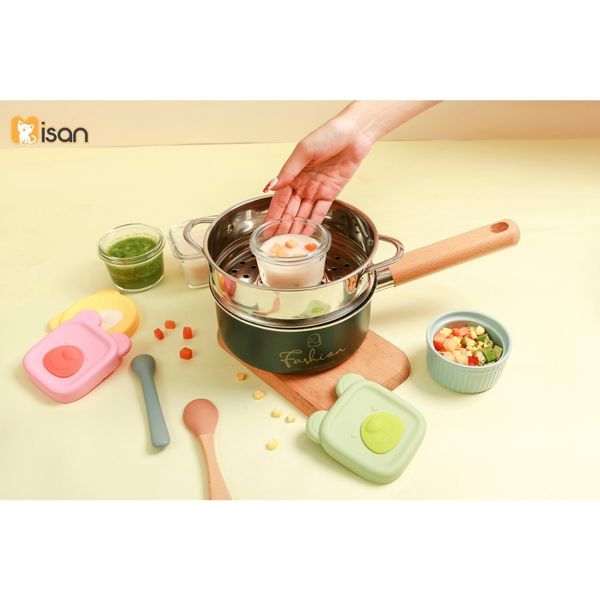 Set 3 Hũ Thuỷ Tinh Trữ Đông Đa Năng Misan Có Chia Vạch ML