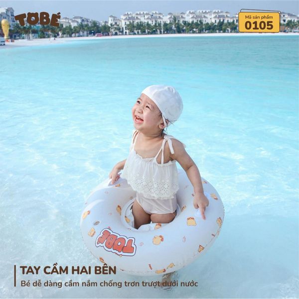 Phao Bơi Chống Lật TOBE Hình Gấu Cho Bé, Phao Đi Biển, Phao Tập Bơi