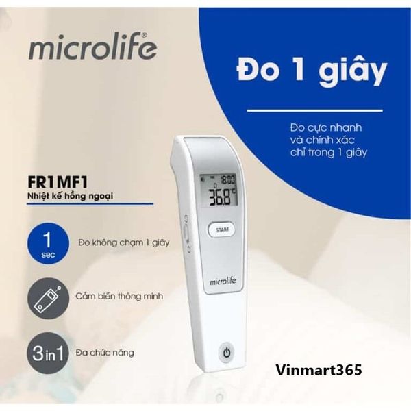 Nhiệt Kế Hồng Ngoại Microlife FR1MF1 Đo Trán Cho Kết Quả Nhanh