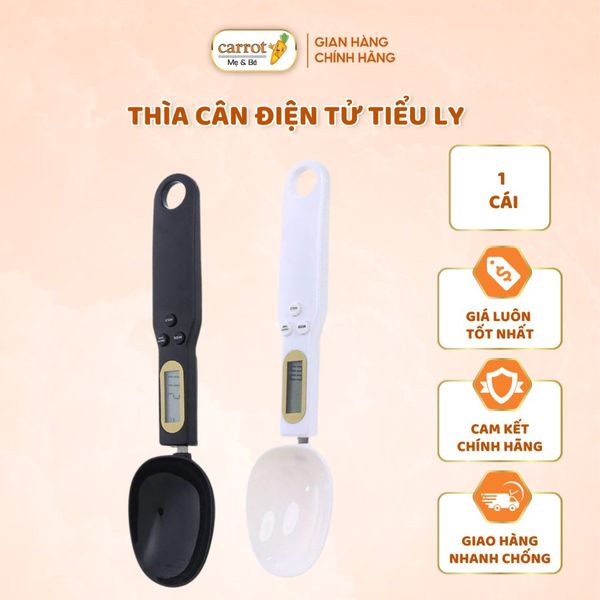 Thìa Cân Điện Tử Tiểu Ly, Cân Tiêu Ly Điện Tử Dạng Muỗng Thìa, Có Pin Kèm Theo