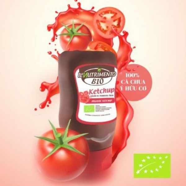 Tương Cà Ketchup Hữu Cơ IL Nutrimento 310G Chính Hãng, Sốt Tương Cà